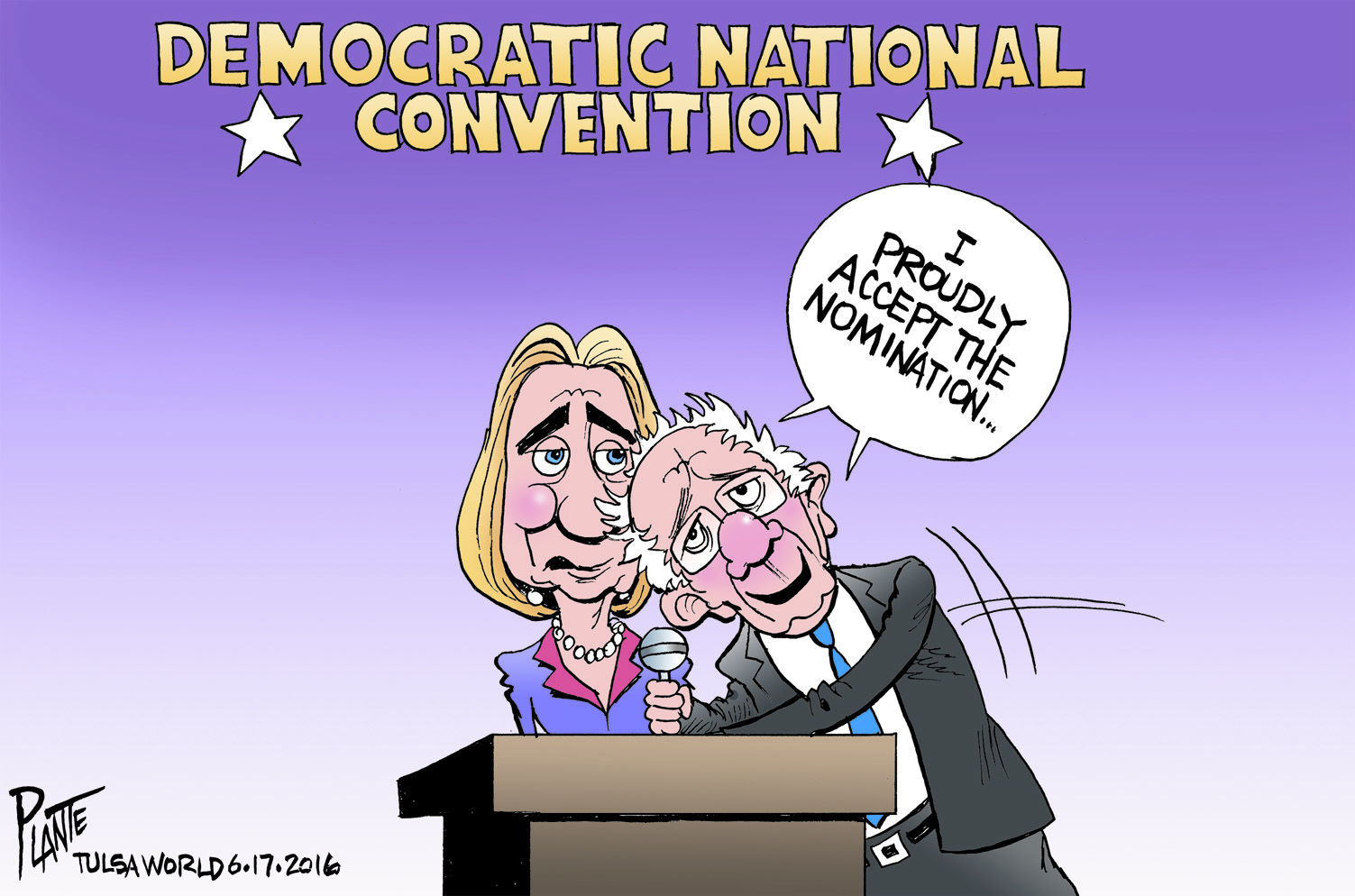 Bruce Plante Cartoon: Weekend with Bernie